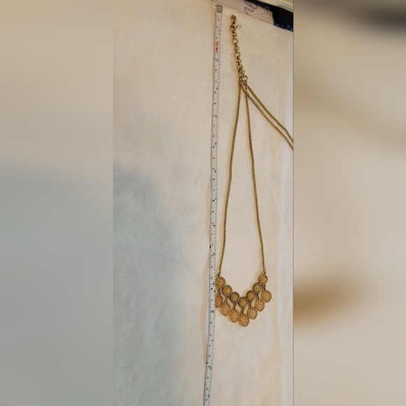 Lucky Brand Vintage Yellow Two Strand Necklace - Lariat and Statement - Picture 10 of 16